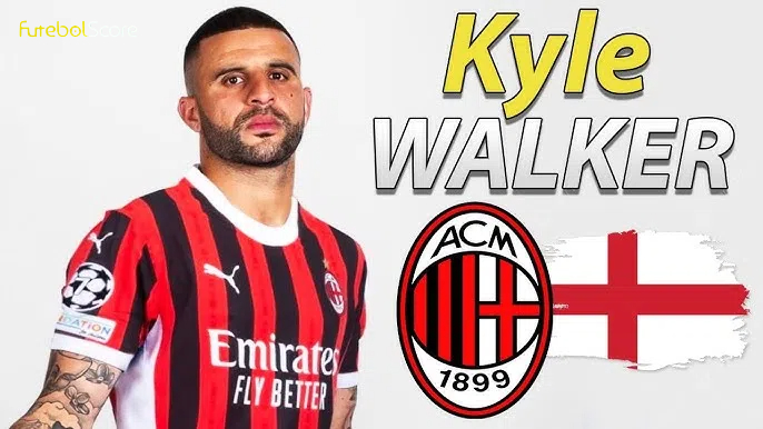 O Milan contratou o capitão do Manchester City, Kyle Walker, por empréstimo